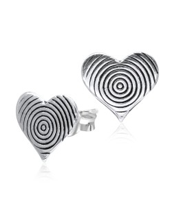 Kid Stud Earring Heart STS-4047